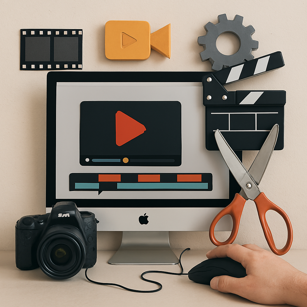 تولید و ویرایش قطعات ویدئویی